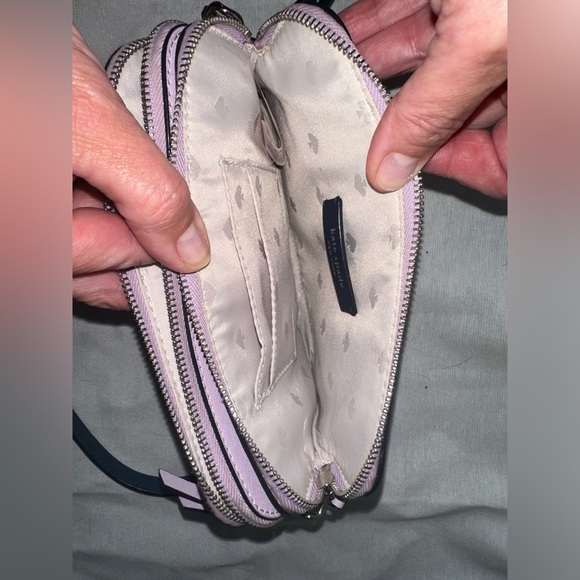 Kate Spade purple cross body purse - Picture 5 of 7